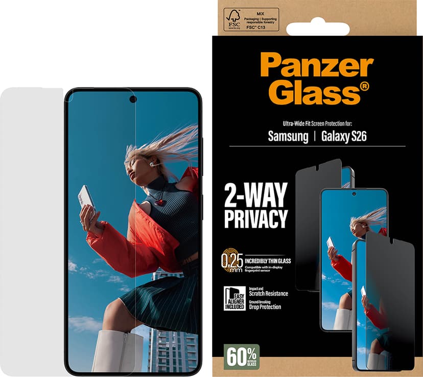 Panzerglass Ultra-Wide Fit Privacy Samsung Galaxy S26