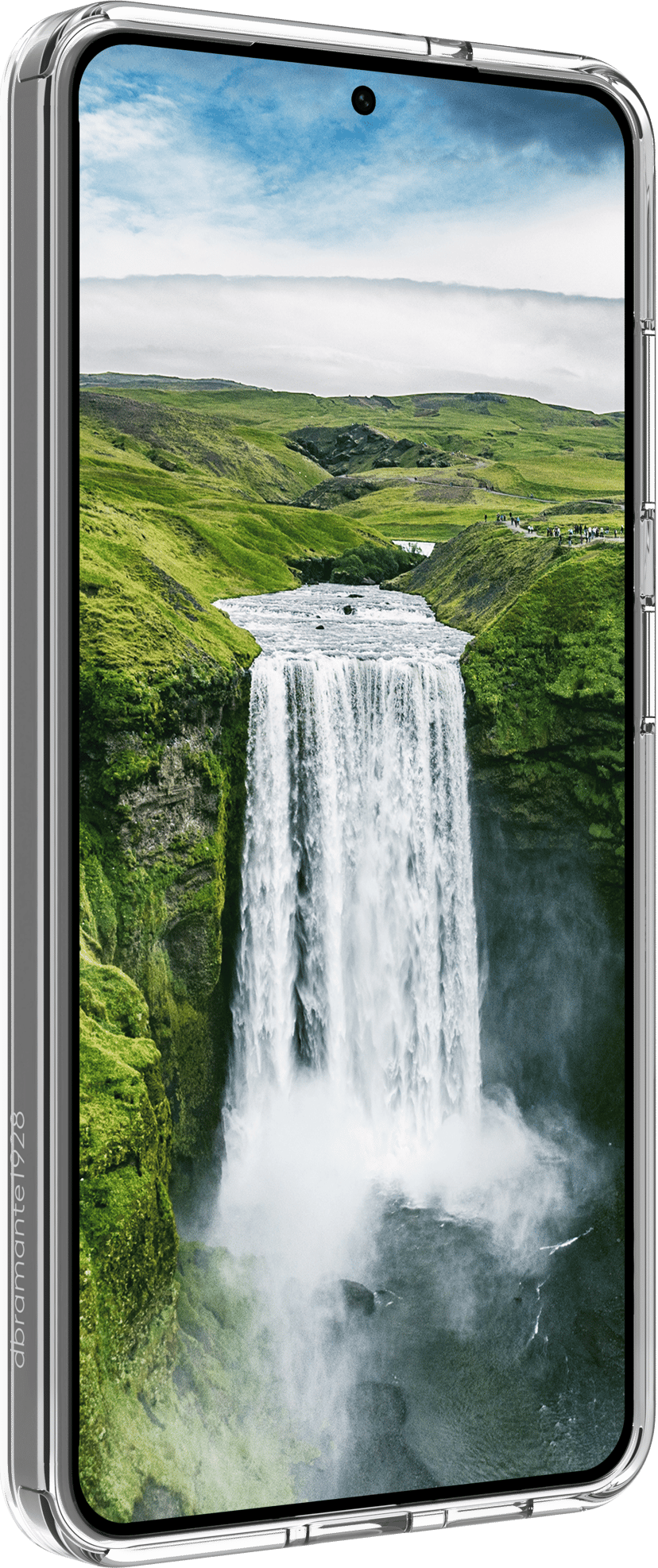 dbramante1928 Iceland Ultra D3O Qi2 Samsung Galaxy S26 Transparent