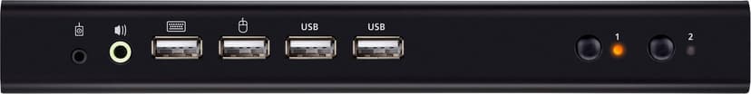 Aten 2-Port USB 4K HDMI Dual-Display KVMP Switch (Cables included)