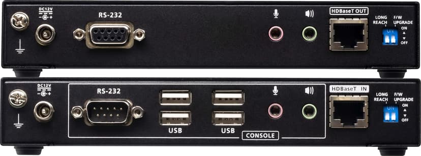 Aten USB HDMI Dual View HDBaseT 2.0 KVM Extender 4K