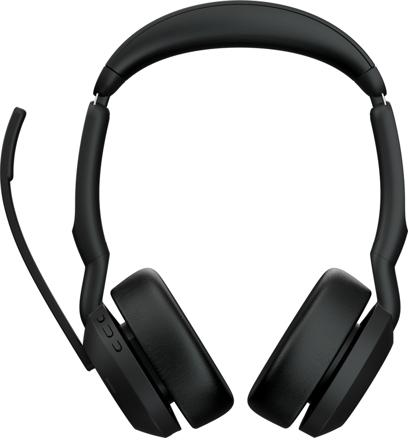 Jabra Evolve2 55 - (Fyndvara klass 2) Stereo USB-C Cisco, Unify, Apple MFi, Zoom, Google Meet, Amazon Chime, Amazon Alexa, Google Fast Pair, DingTalk Svart