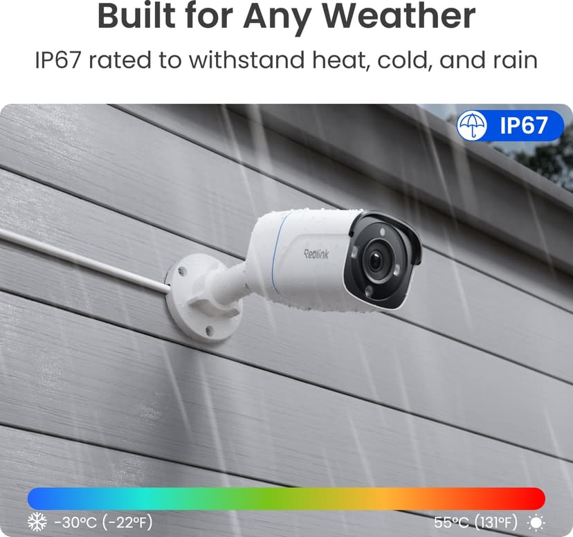 Reolink Pro RP-PCB8M 8 MP Bullet Ai PoE utomhuskamera