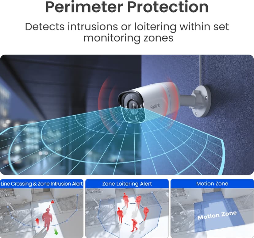 Reolink Pro RP-PCB8M 8 MP Bullet Ai PoE udendørskamera