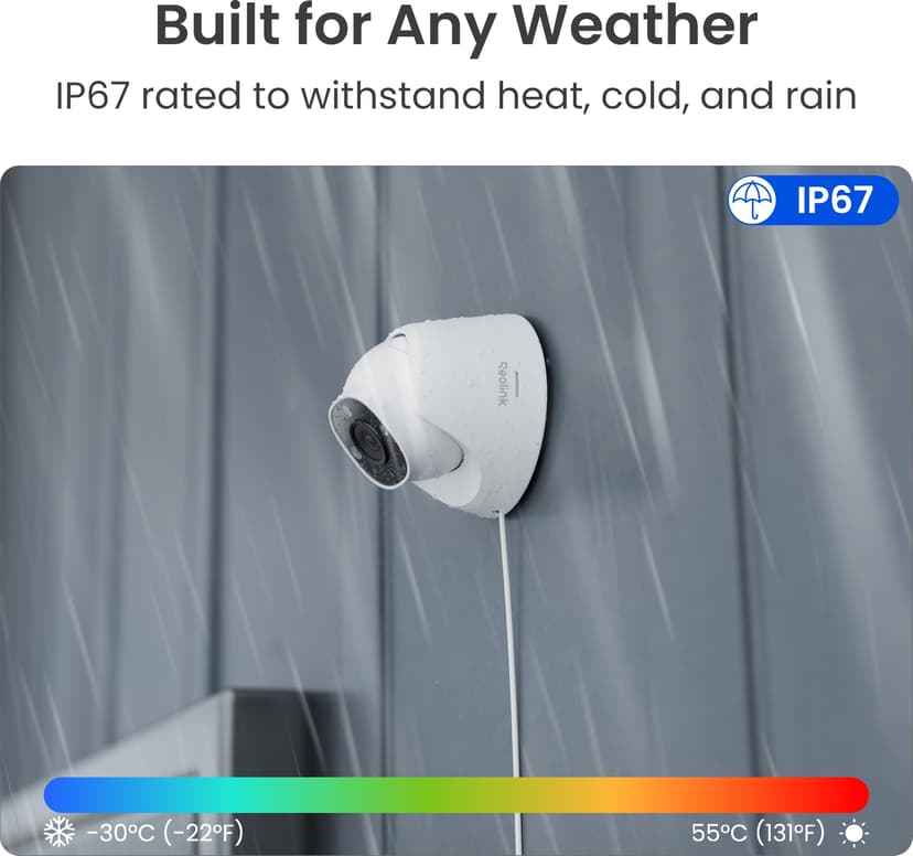 Reolink Pro RP-PCT8M 8 MP Easy Dome Ai PoE udendørskamera