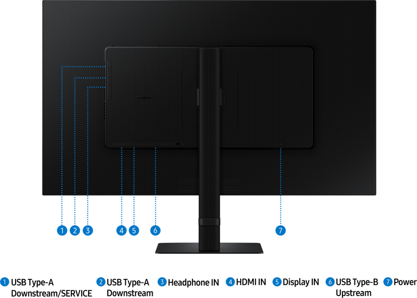 Samsung ViewFinity S6 S60D - (Fyndvara klass 3) 32" 2560 × 1440pixels IPS 16:9 100Hz