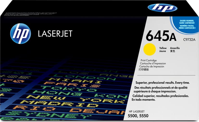 HP Värikasetti Keltainen 12K - C9732A