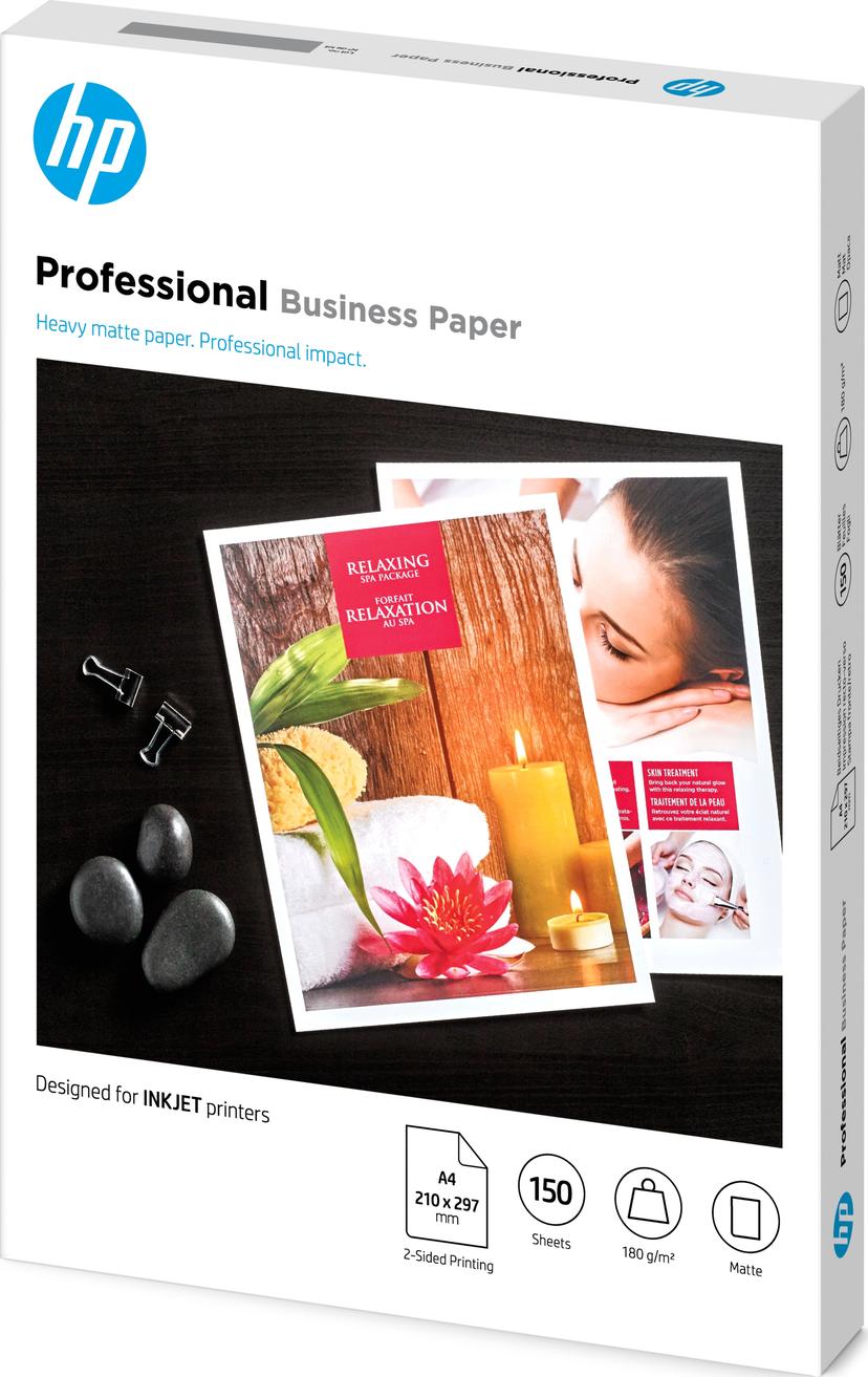 HP Papir Professional Mat A4 180 g 150 ark – InkJet/PageWide
