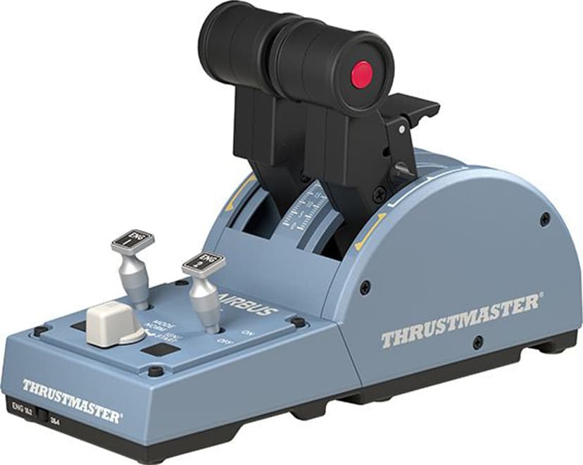 Thrustmaster TCA Quadrant Airbus Edition Musta, Sininen USB Lentosimulaattori Analoginen/Digitaalinen PC Musta, Sininen