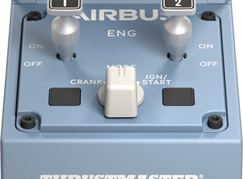 Thrustmaster TCA Quadrant Airbus Edition Svart, Blå USB Fly Simulator Analog/digital PC Blå, Svart