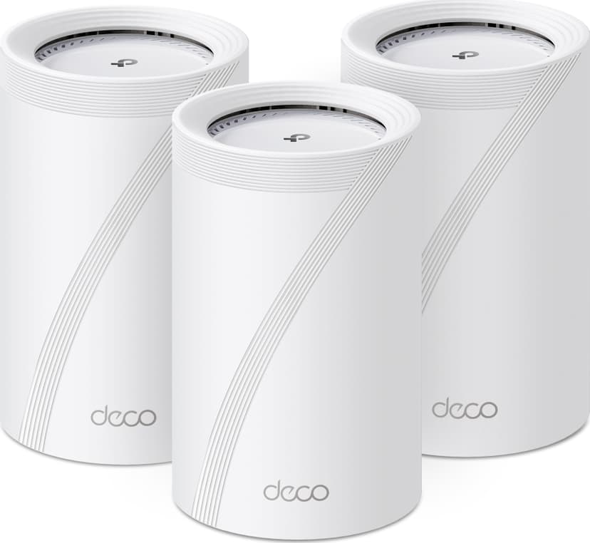 TP-Link Deco BE68 Triband 2,4/5/6 GHz WiFi 7 Valkoinen 3-pack