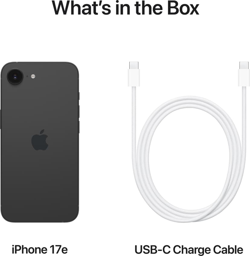 Apple iPhone 17e 256GB Musta