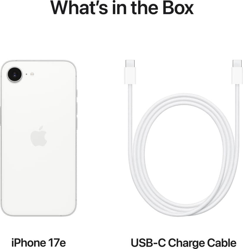 Apple iPhone 17e 256GB Hvid