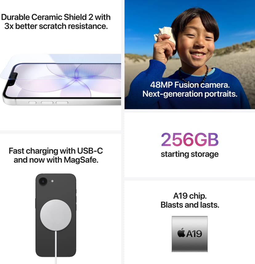 Apple iPhone 17e 256GB Lyserosa