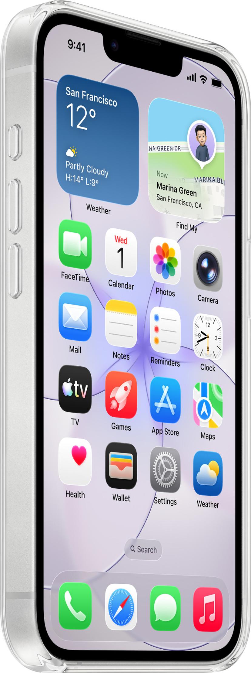 Apple Clear Case With MagSafe iPhone 17e Gjennomsiktig