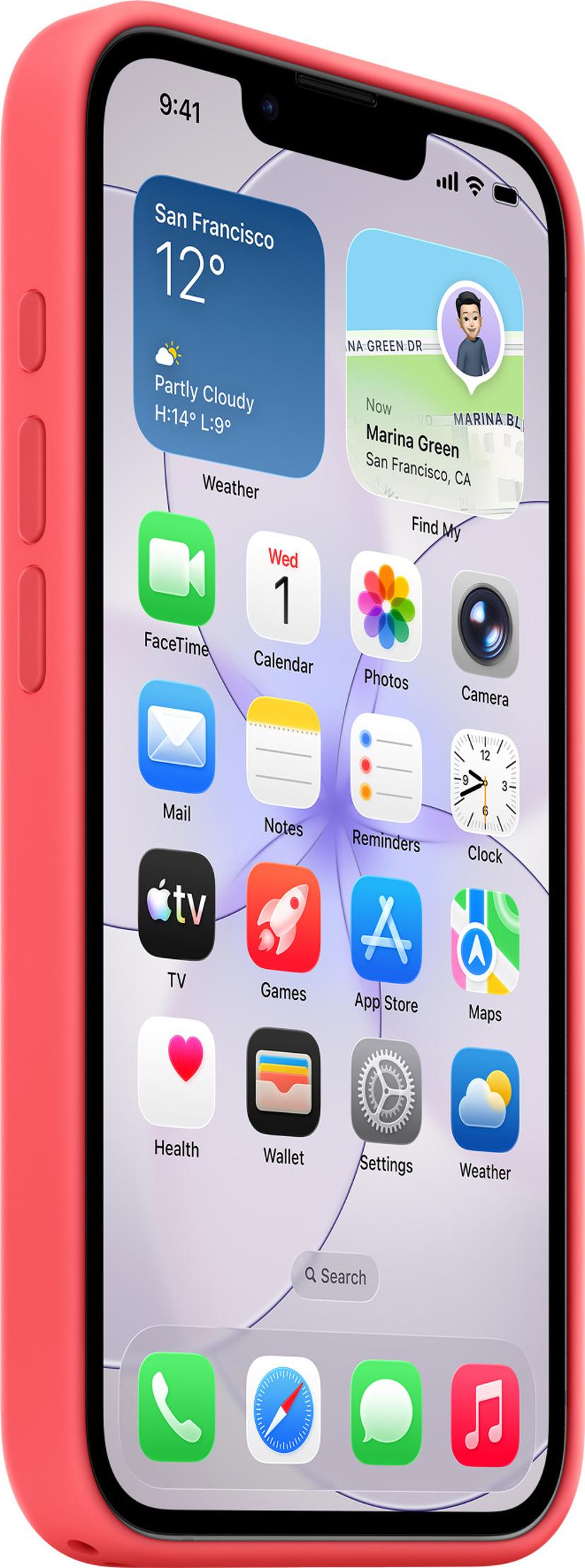 Apple Silicone Case With MagSafe iPhone 17e Guava