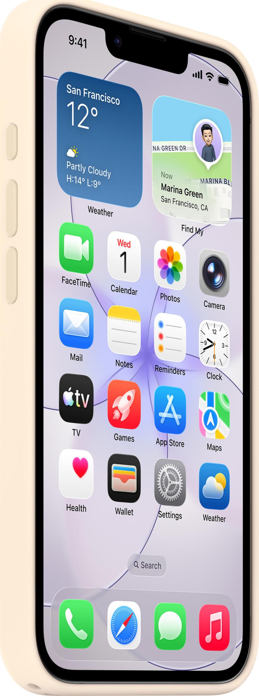 Apple Silikonskal med MagSafe iPhone 17e Vaniljfärgad