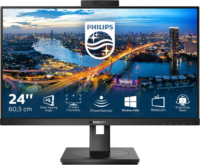 Philips B-Line 242B1H 23.8, 23.8 inch/60.5 cm" 1920 × 1080pixels IPS 16:9 75Hz