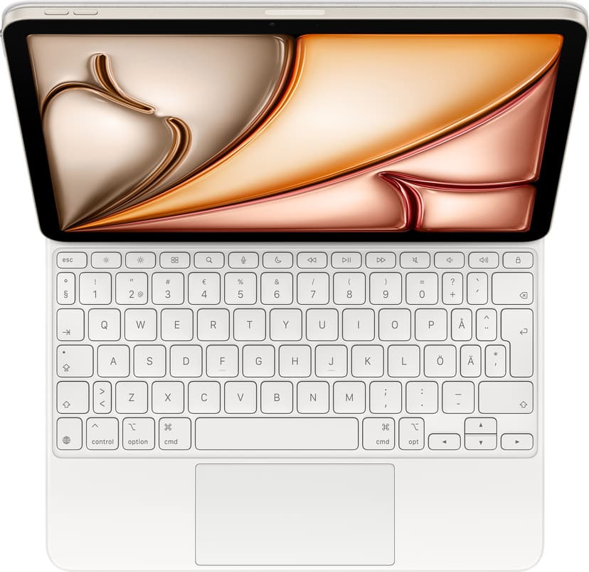 Apple Magic Keyboard iPad Air 10.9" 4th gen, iPad Air 10.9" 5th gen, iPad Air 11" (M2), iPad Air 11" (M3), iPad Air 11" (M4) Ruotsi, Suomi Valkoinen