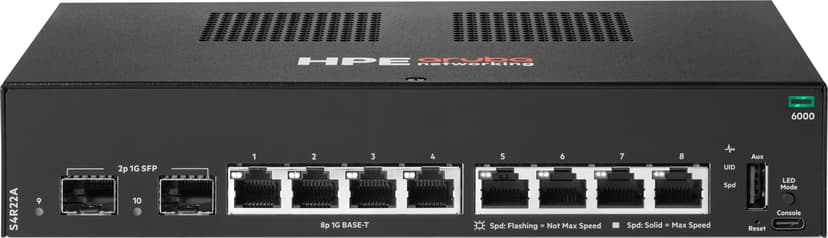 HPE Aruba CX6000 8xGE 2xSFP
