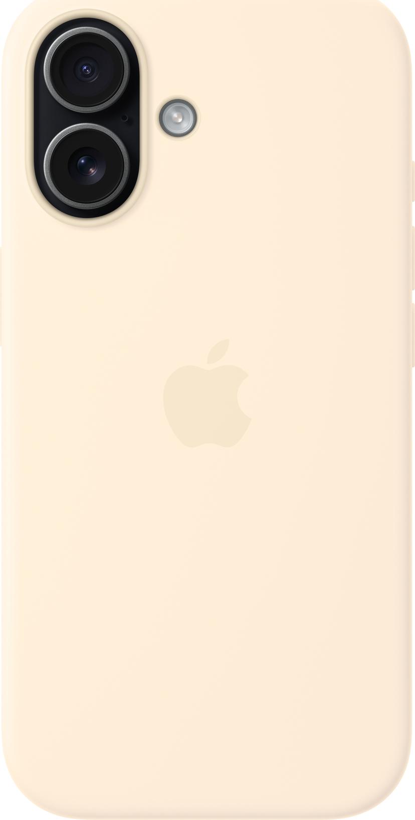 Apple Silicone Case With MagSafe iPhone 17 Vaniljefarget