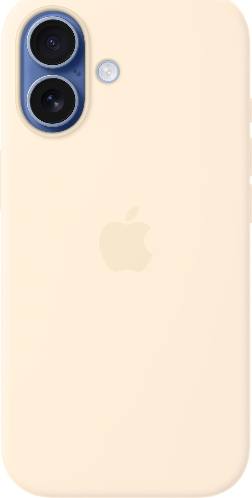 Apple Silicone Case With MagSafe iPhone 17 Vaniljefarget
