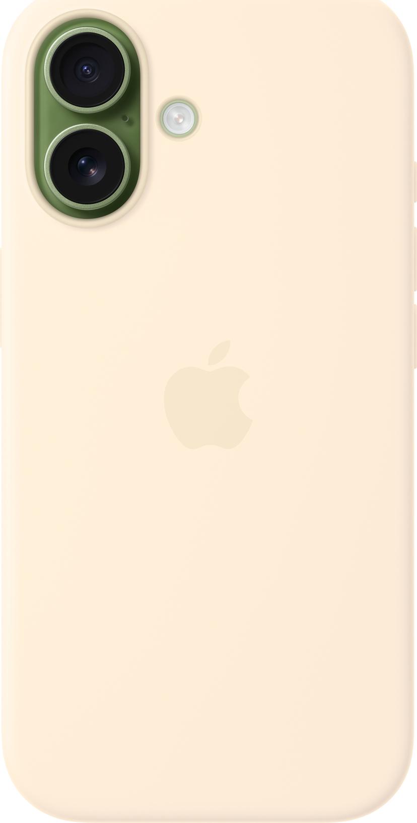 Apple Silicone Case With MagSafe iPhone 17 Vaniljefarget