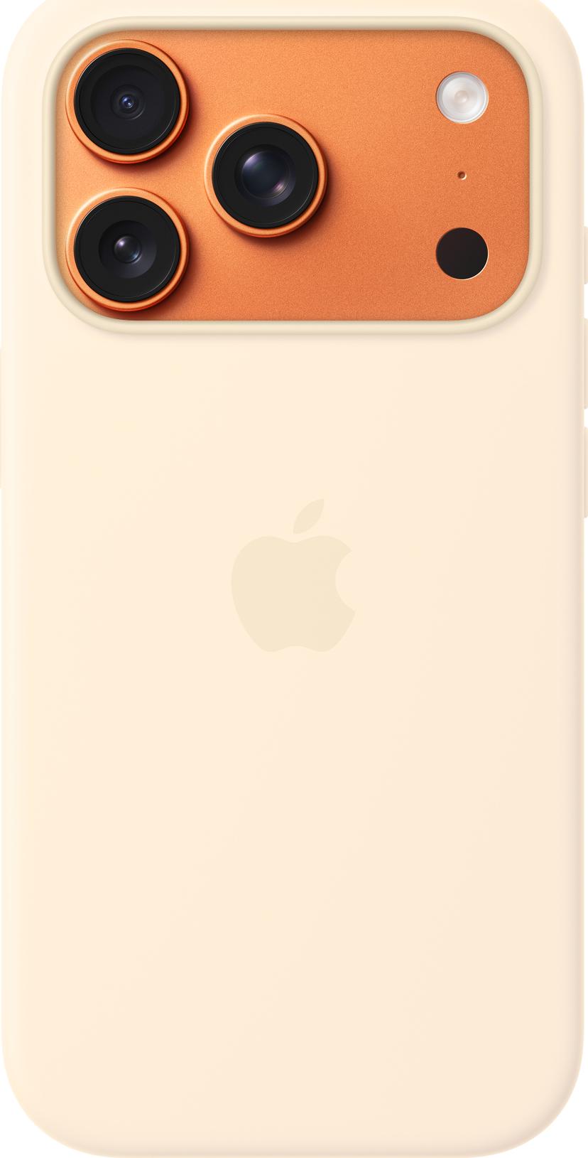 Apple Silicone Case With MagSafe iPhone 17 Pro Vanillekleur