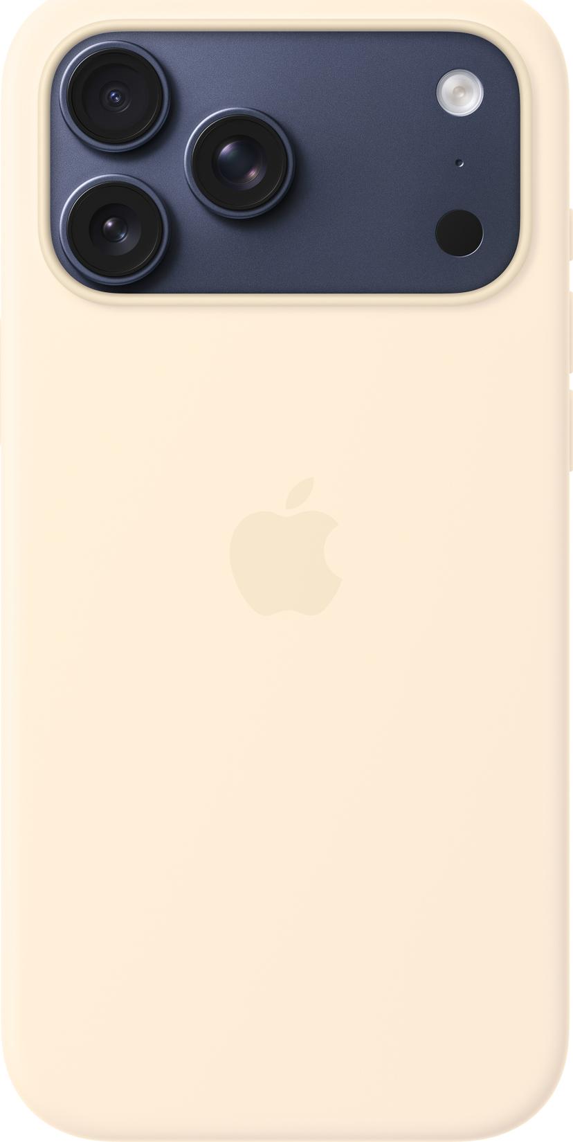 Apple Silicone Case With MagSafe iPhone 17 Pro Max Vanillekleur