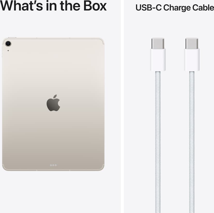 Apple iPad Air (2026) Wi-Fi + Cellular 12GB 13" Apple M4 256GB Stjärnglans
