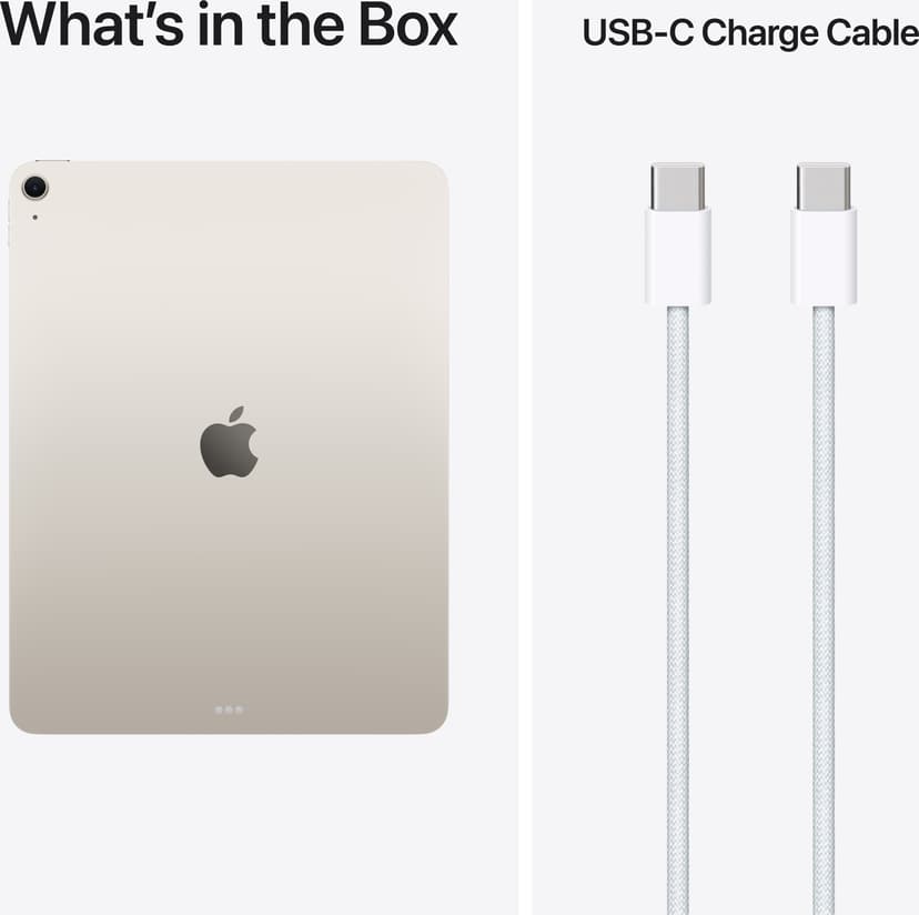 Apple iPad Air (2026) Wi-Fi 12GB 13" Apple M4 256GB Tähti­valkea