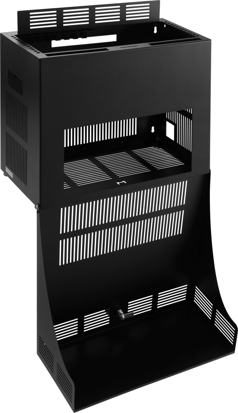 Rackmountit Rackmount.IT ER-E4-BLK rack 4U Väggmonterad rack Svart