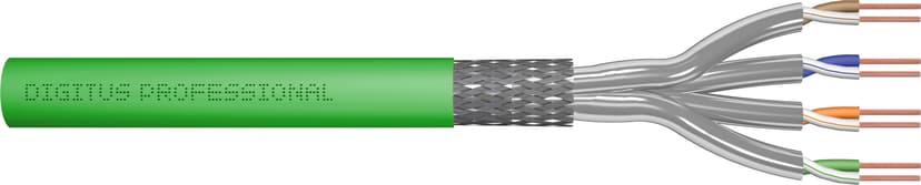 Digitus CAT 8.2 S/FTP Installation Cable 500M Ei Cat 8.2 500m Vihreä