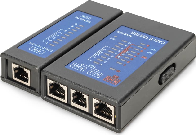 Digitus DN-14001-2 netwerkkabeltester PoE-tester Zwart