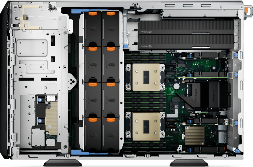 Dell PowerEdge T560 server 480 GB Tårn (4.5U) Intel® Xeon® Silver 4510 2,4 GHz 32 GB DDR5-SDRAM 1100 W