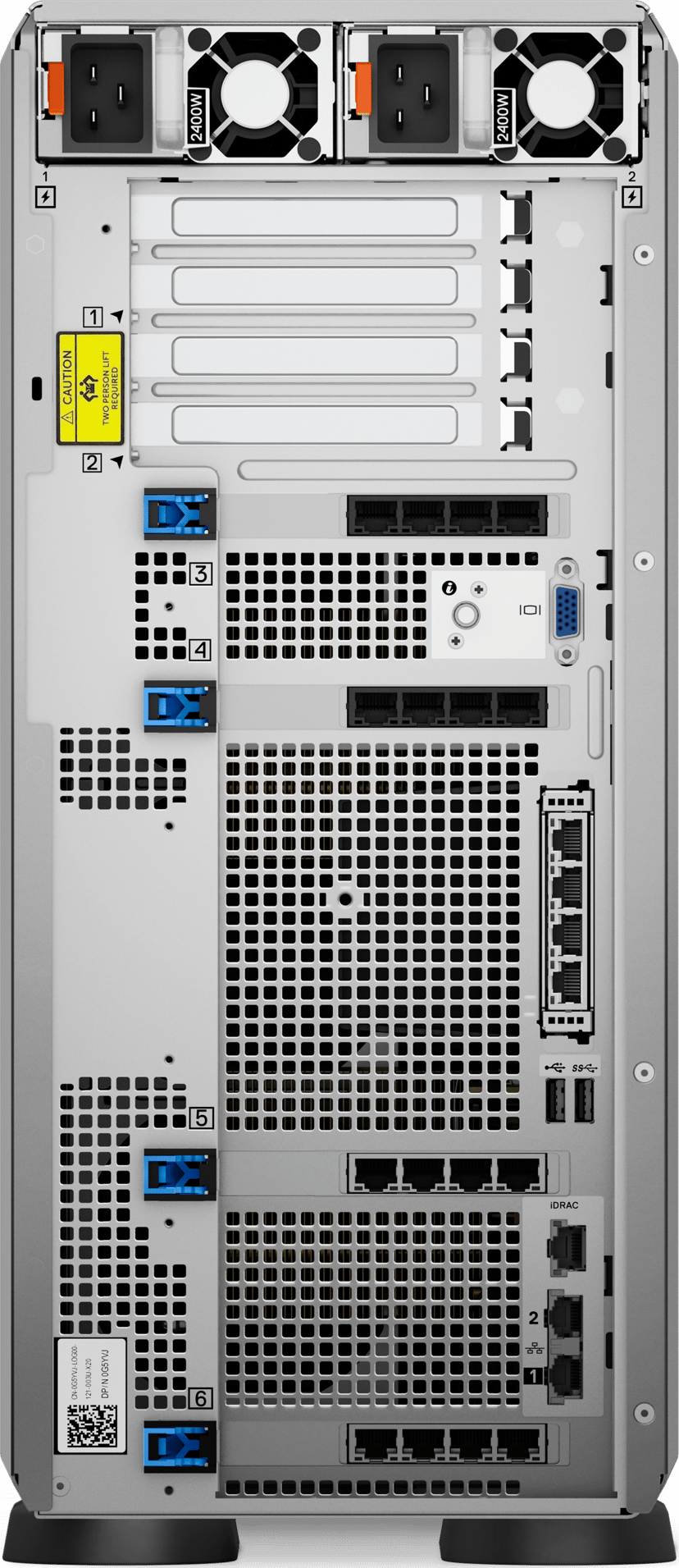 Dell PowerEdge T560 palvelin 480 GB Torni (4.5U) Intel® Xeon Silver 4510 2,4 GHz 32 GB DDR5-SDRAM 1100 W