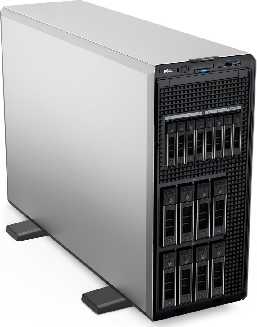 Dell PowerEdge T560 server 480 GB Tårn (4.5U) Intel® Xeon® Silver 4510 2,4 GHz 32 GB DDR5-SDRAM 1100 W