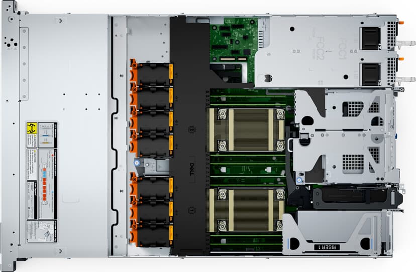Dell PowerEdge R660XS servrar 960 GB Rack (1U) Intel® Xeon Silver 4514Y 2 GHz 64 GB DDR5-SDRAM 1100 W