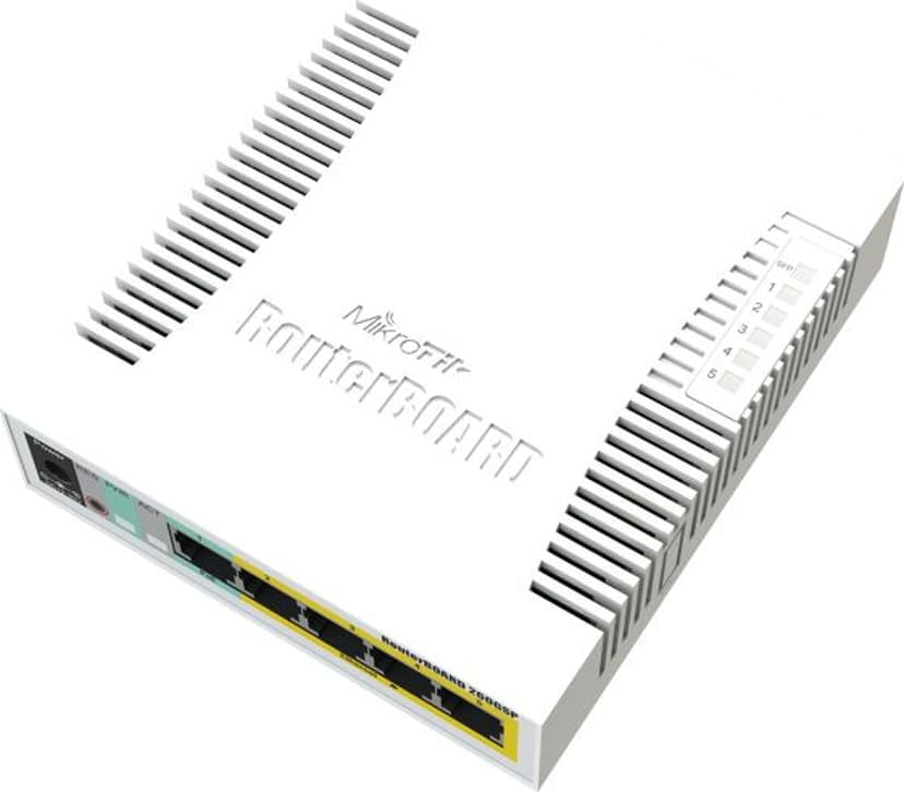 Mikrotik RB260GSP nätverksswitchar hanterad Gigabit Ethernet (10/100/1000) Strömförsörjning via Ethernet (PoE) stöd Vit