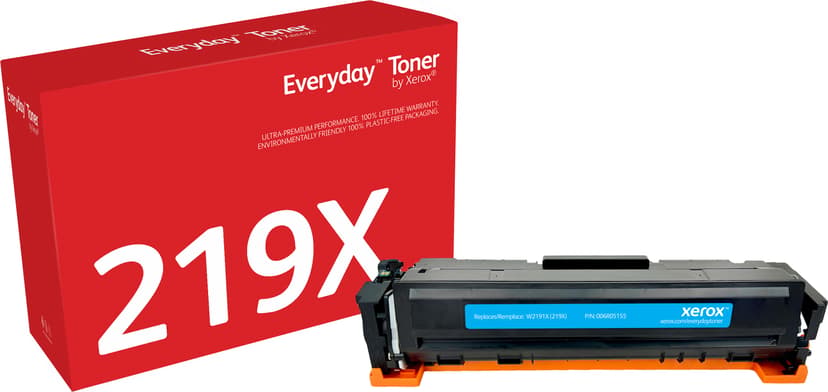 Xerox Everyday Toner ersätter HP 219X cyan (W2191X) 2,5K