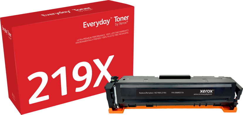 Xerox Everyday-värikasetti korvaa HP 219X musta (W2190X) 3,2K