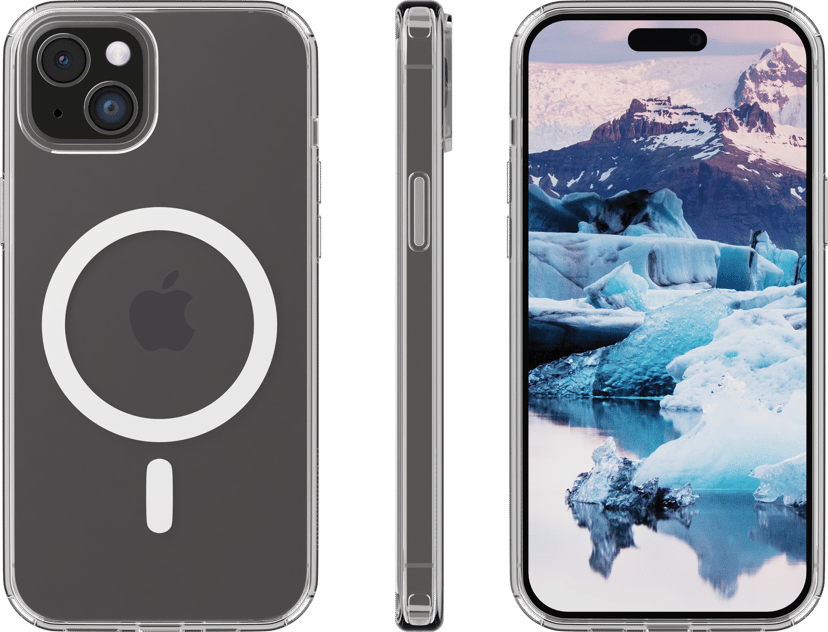 dbramante1928 Iceland Pro Magsafe iPhone 15 Läpinäkyvä, Valkoinen