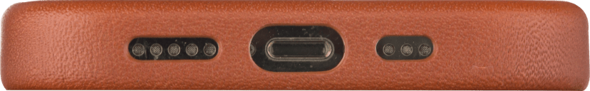 dbramante1928 Roskilde Magsafe Full-Grain Leather iPhone 15 Rød