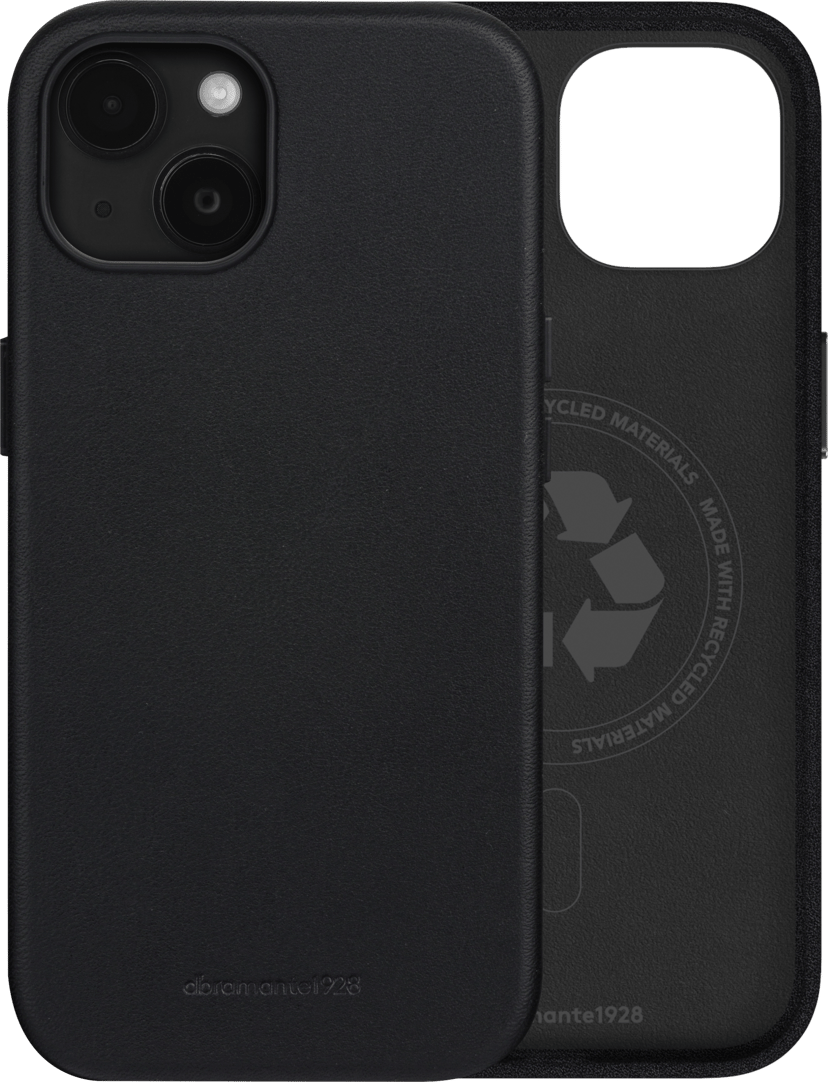 dbramante1928 Roskilde Magsafe Full-Grain Leather iPhone 15 Svart