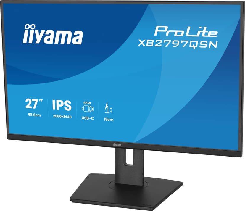 iiyama ProLite XB2797QSN-B1 27" 2560 × 1440pixels IPS 16:9 75Hz