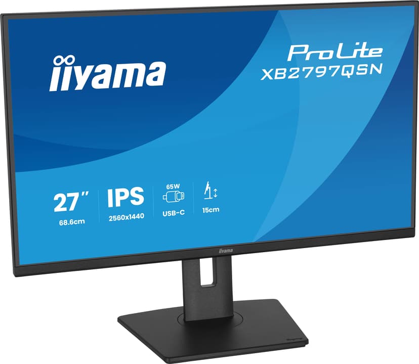 iiyama ProLite XB2797QSN-B1 27" 2560 × 1440pixels IPS 16:9 75Hz