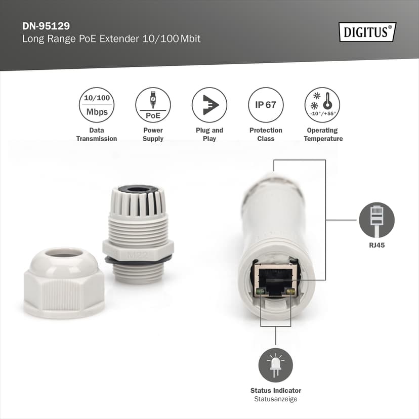 Digitus Long Range PoE Extender