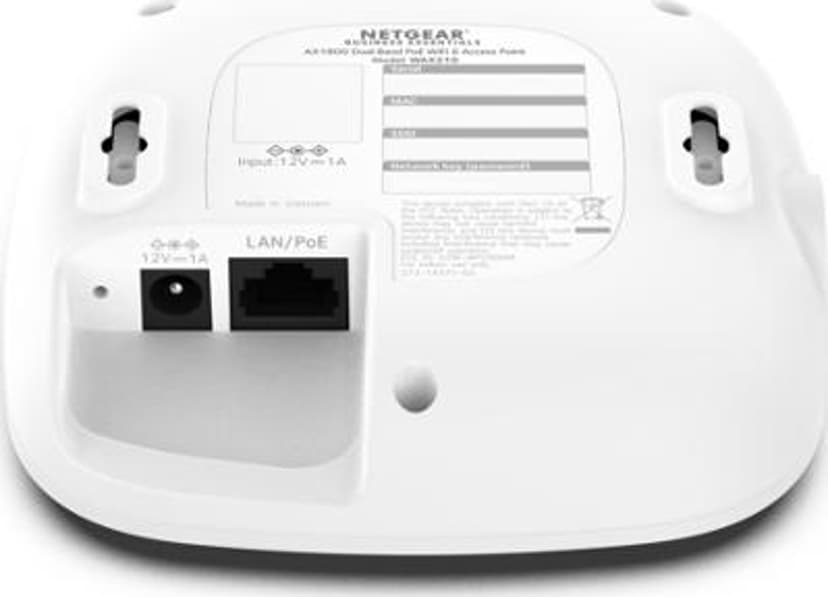 Netgear WAX210 1800 Mbit/s Vit Strömförsörjning via Ethernet (PoE) stöd