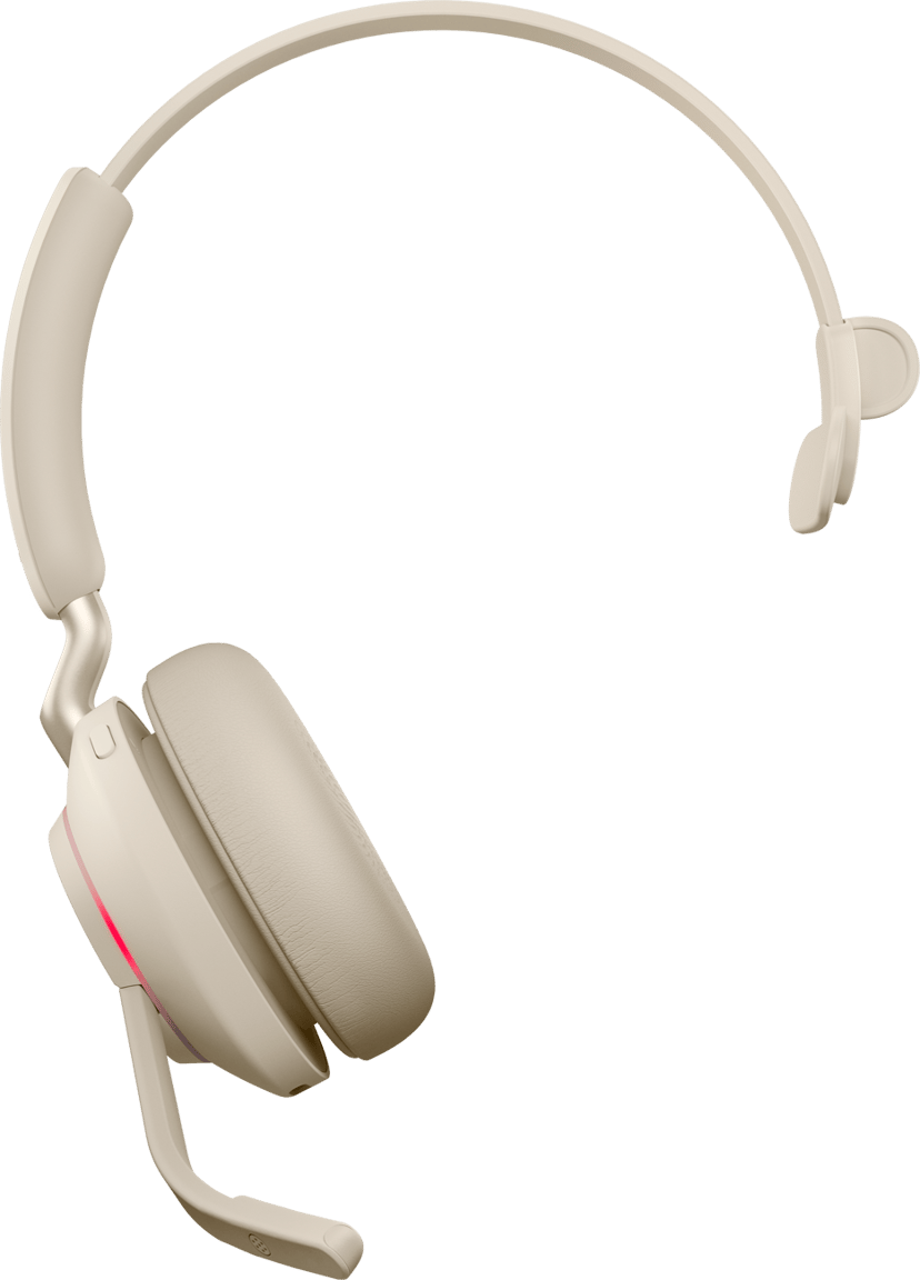 Jabra Evolve2 65 Mono USB-A Avaya, Cisco, Unify, Mitel, Microsoft Teams, Zoom, Google Meet, Amazon Chime Beige