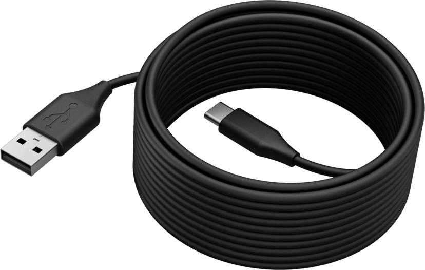 Jabra PanaCast 50 -USB-johto 5 M 5m USB-C USB-A Musta