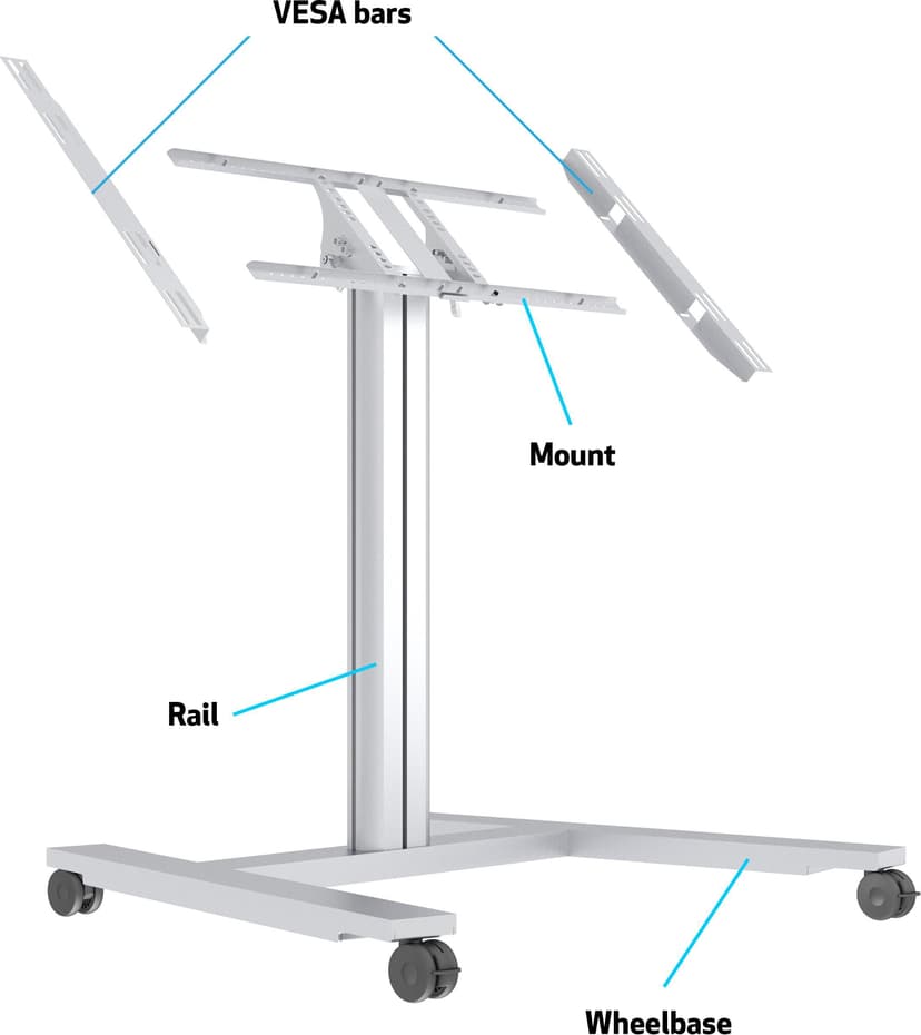 Multibrackets M Public Display Stand 110 Tilt & Table